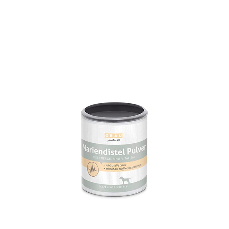 GRAU - the original - 100% pure milk thistle powder, protects the liver, contributes to cell renewal, pack of 1 (1 x 75 g), supplementary food for dogs 1 x 75g (pack of 1)