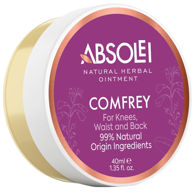 Absolei Comfrey Ointment, Natural Joint Ointment for Pain, Stiffness, Swelling and Tension, 40 ml - BeesActive Australia