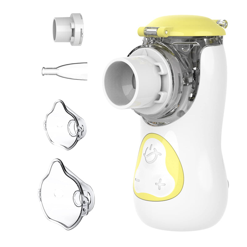 FEELLIFE Portable Inhaler, Handheld Steam Atomiser, for Kids Travel and Household use Yellow - BeesActive Australia