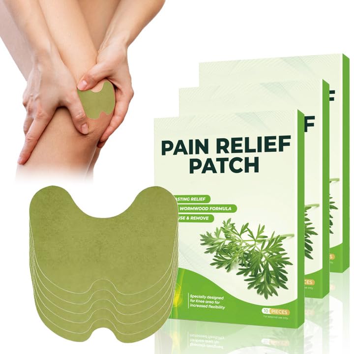 Knee Pain Patches, 30Pcs Knee Pain Relief Patches Kit, Wellknee Pain Relief Patch for Knee, Knee Patches for Pain Relief, Wellness Pain Relief Patch, Relieves Muscle Soreness in Knee,Neck,Shoulder - BeesActive Australia