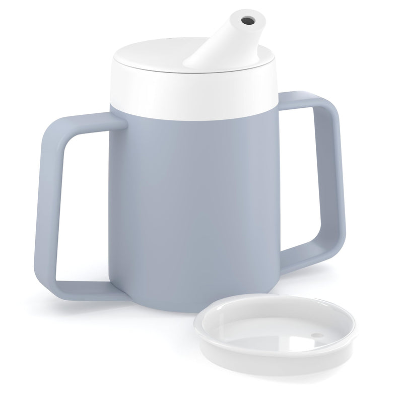 JFA Supplies 2 Handles 165ml Grey Adult Drinking Mug/Drinking Cup/Sippy Cup/Non Spill Cup - BeesActive Australia
