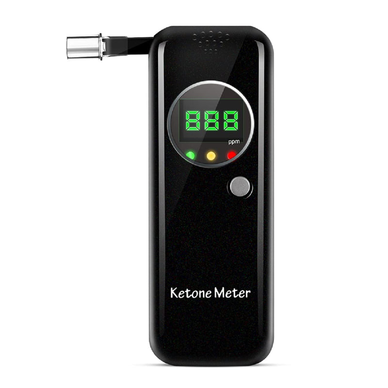 Ketone Breath Tester, Accurate Ketosis Analyzer for Ketosis Breathalyzer with 10 Mouthpieces Black2 - BeesActive Australia