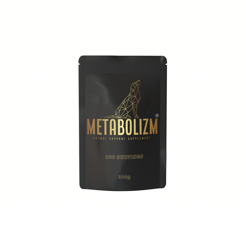 Metabolizm Dog Supplement Powder | Fast Relief for Loose Stools & Digestion | Natural Multivitamin with Probiotics, Omega 3 for Skin, Coat & Joints