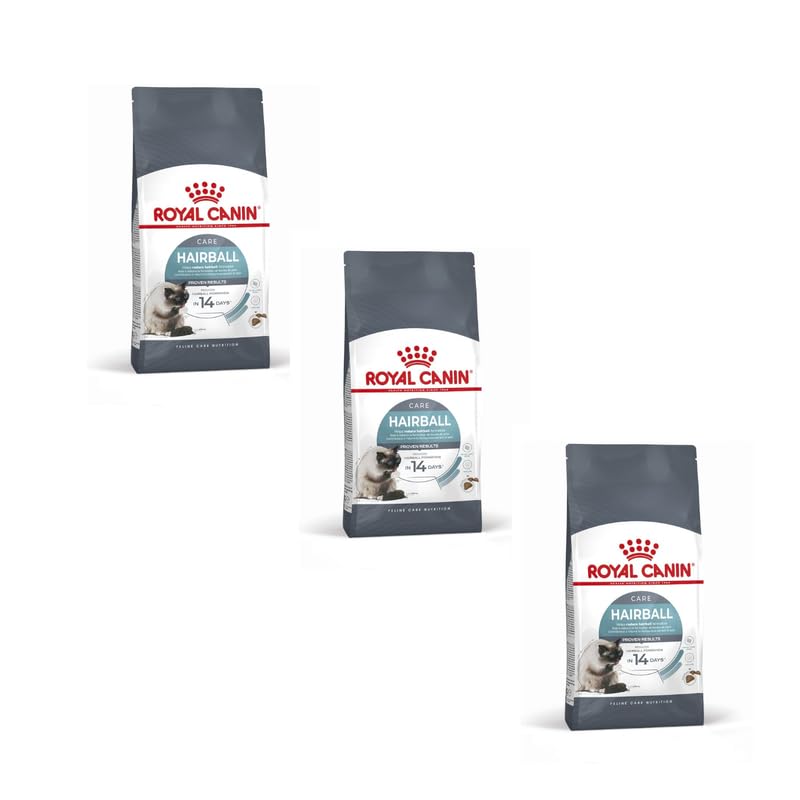 Royal Canin Hairball Care Complete Dry Adult Cat Food 3 x 400g