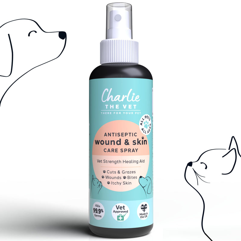 Antiseptic Wound & Skin Care Spray (100ml) | Award-Winning | Stops Itching, Fights Infection, Heals Fast | Safe, Non-Stinging, Natural | Veterinary Strength for Dogs, Cats & Pets
