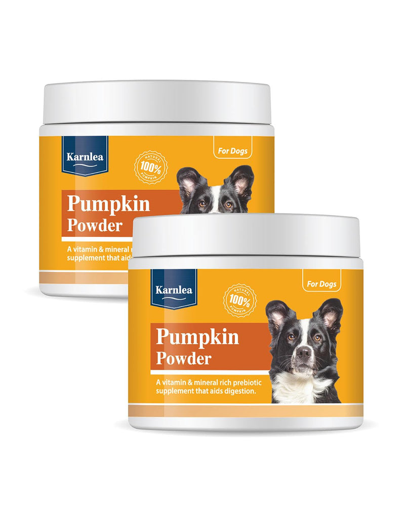 Pumpkin Powder for dogs - 100% Natural Pumpkin | High Fibre for Dogs | Stool Firm | Prebiotic Digestive Aid | Diarrhea Treatment | Canned Pumpkin Alternative | 200g x 2 packs