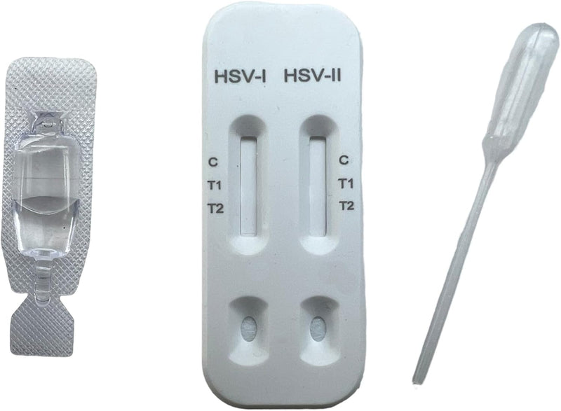 Herpes Self Test for Male and Female Detects Herpes HSV simplex genital Infection sti std Quick Home Test - BeesActive Australia