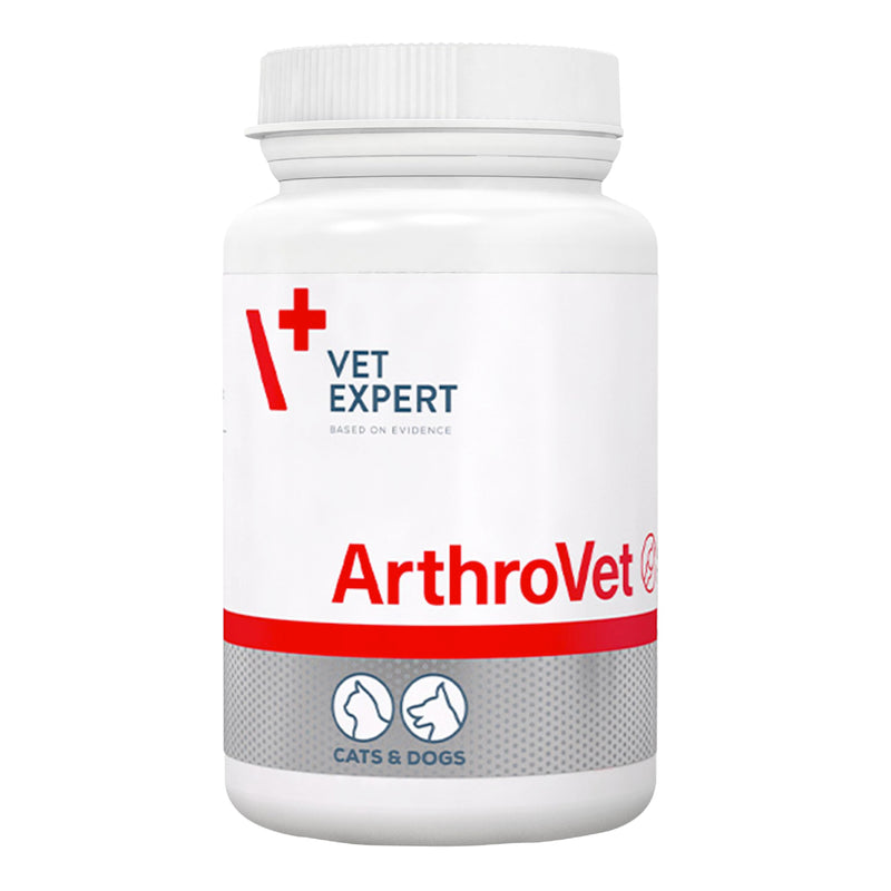 Vet Expert ArthroVet Hip & Joint Support Supplement for Dogs and Cats - 90 Portions – Promotes Healthy Articular Cartilages and Joints with Glucosamine, Chondroitin, Vitamin C, and Hyaluronic Acid
