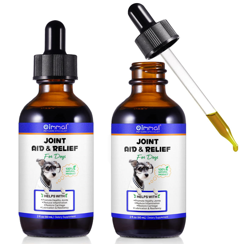 Pain Relief For Dogs, Dog Joint Aid & Relief Supplement, Dog Arthritis Pain Relief, Dogs Hip & Joint Care For Dogs, Hip and Joint Supplements, Relieves Joint Pain for Dogs (2PC)