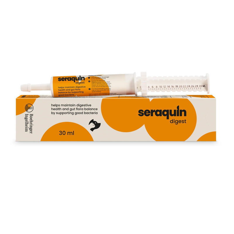 Seraquin Digest | 30 ml paste | Diarrhoea support | Healthy digestion | Probiotic and prebiotic | For dogs and cats Dogs & Cats