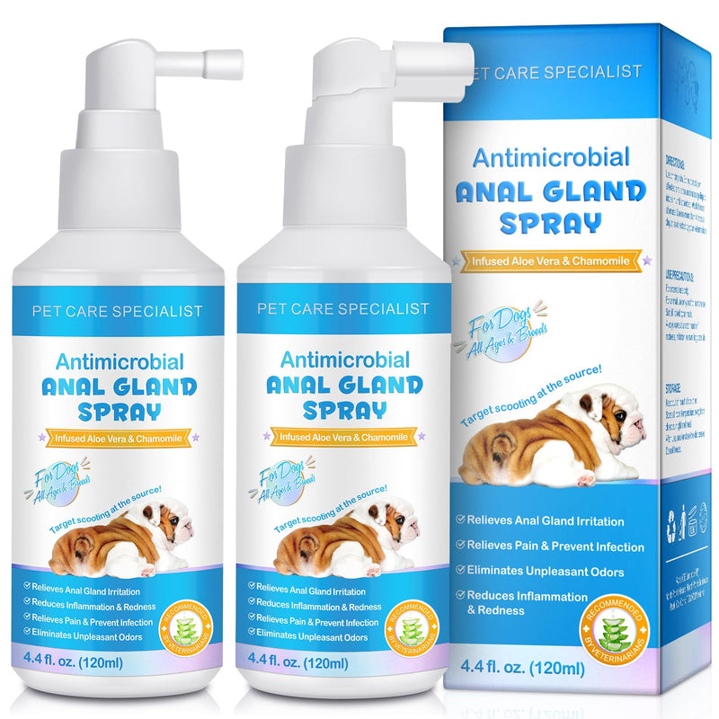 Dog Tail Area Comfort Spray - 240ml Soothing Skin Solution for Discomfort & Odor Control, Fast-Acting Formula Reduces Scooting, Safe for Pets - Daily Hygiene Care for Dogs & Cats