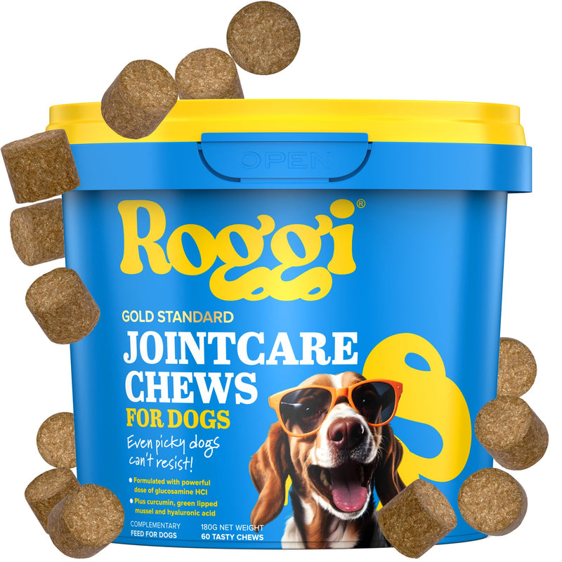 ROGGI Joint Care Chews For Dogs, Joint Supplements For Dogs, Glucosamine For Dogs, Dog Joint Supplements For Senior Dogs Mobility Chews