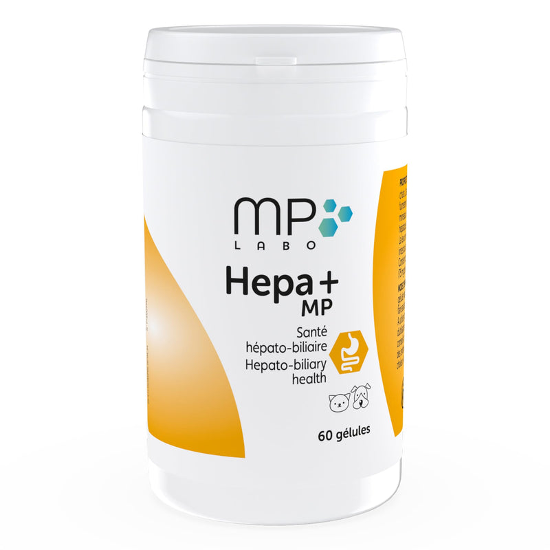 MP Labo Hepa+® MP for Dogs and Cats – 30 Sprinkle Capsules | Veterinary Grade Liver & Gall Bladder Support with SAMe Precursor Zinc-Methionine, Silymarin-Rich Milk Thistle & Fumitory