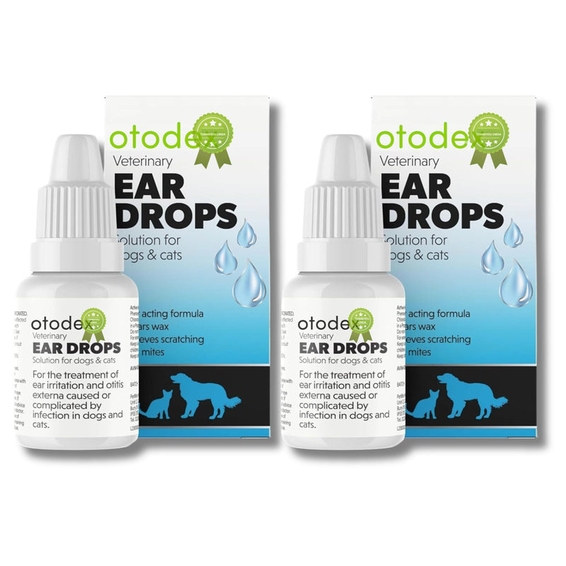 Dog Ear Cleaner | Dog Ear Drops | Ear Drops For Dogs | Ear Mite Treatment For Dogs | Cat & Dog Ear Infection Treatment | Ear Cleaner For Dogs UK | Dog & Cat Itchy Ear Treatment – 2 Packs Sold by UMDA