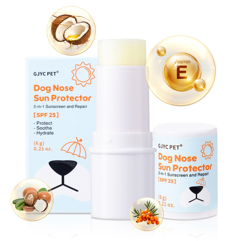 Dog Nose Protector Balm – Moisturizing Sun Protection with Shea Butter & Vitamin E, UV Test Patch Included – Natural & Safe for Sensitive Skin