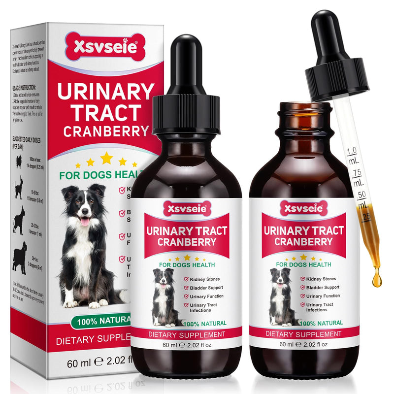 Dog Uti Treatment, Uti treatment for dogs, Urinary Tract Infection Treatment, Natural Uti Care Drops for Dog, Urinary Care for Dogs, Keep Pet Bladder and Renal Health (2PC) 2PC