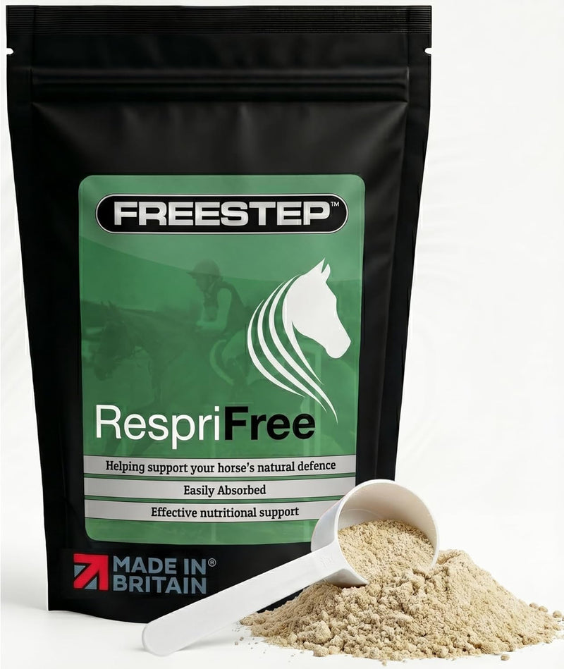 RespriFree | Horse Respiratory Supplement | Rosehip, Magnesium & Ginger for Airway Support, Coughing & Wheezing | Equine Lung Health, Immune Support & Breathing Comfort for Performance 500g | 2 Month Supply