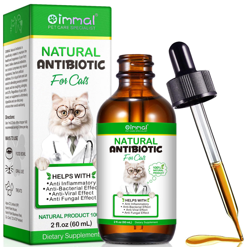 Natural Antibiotics for Cats, Cat Antibiotics for Allergy & Itchy Relief, Support Pet Skin, Coat, Digestion, Natural Roasted Chicken Flavor Chicken Flavor for Cats
