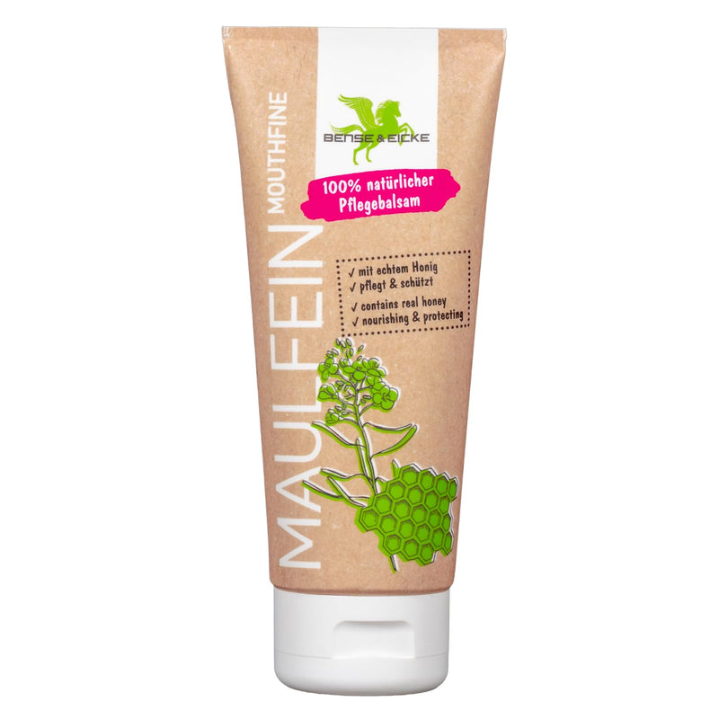 Bense & Eicke MaulFein 100 ml - Natural Care Balm for Horses with Honey, Beeswax and Witch Hazel Protects and Keeps Skin Elastic