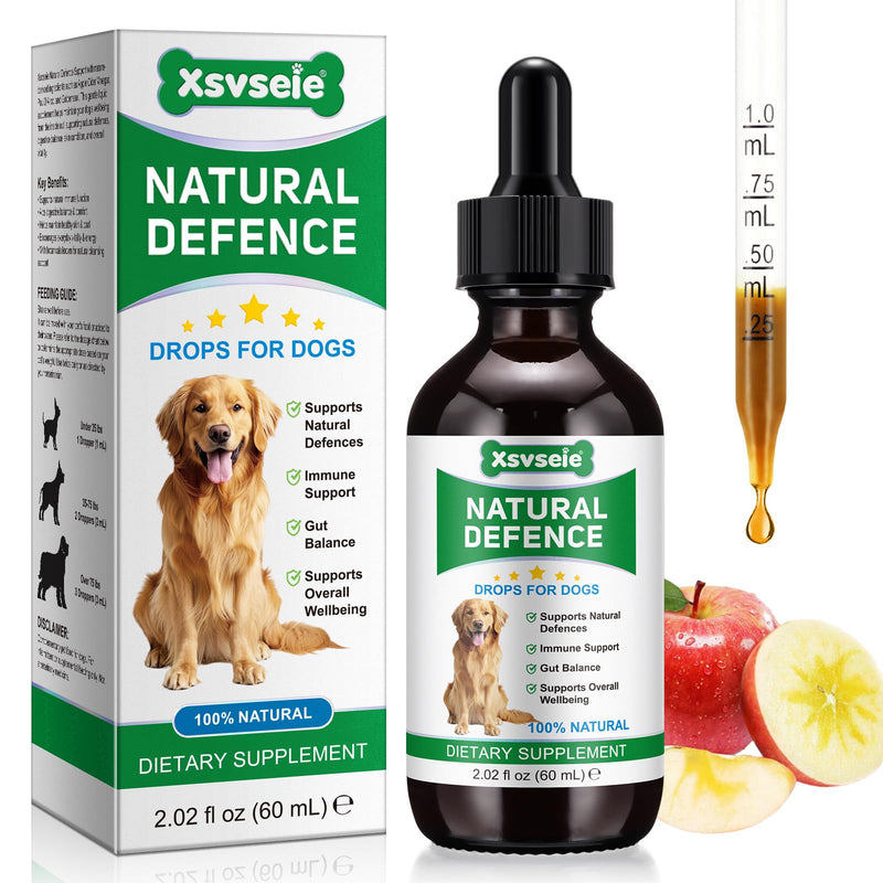 Antibiotics for Dogs, Natural Dog Immune Drops Help Supports Allergies, Itching, Coughs, Skin, Dog Antibiotics for All Breeds and Size (1PCS) 1PCS