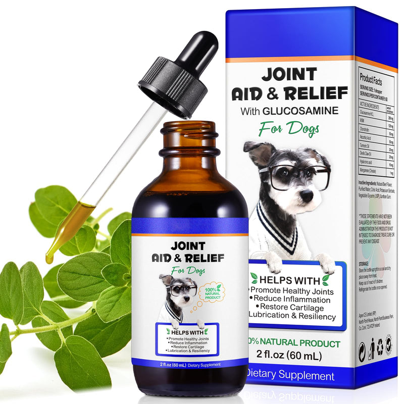 Joint Supplements for Dogs Joint Aid for Dogs Dog Joint Supplements for Senior Dogs Improve Mobility & 60ml dog joint 60ml