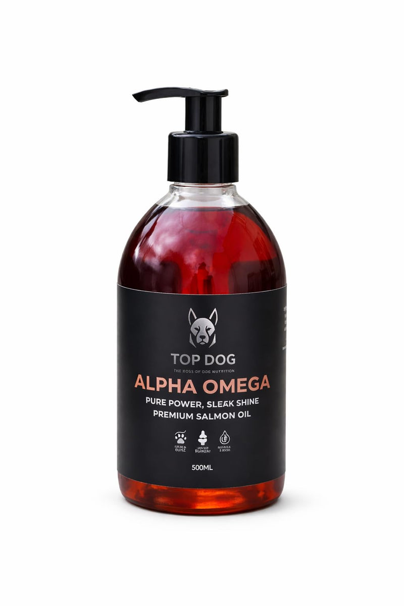 Alpha Omega Premium Salmon Oil for Dogs – Skin & Coat Support