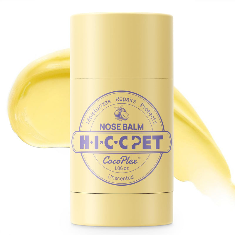 HICC PET Dog Nose Balm, Moisturizes, Soothes Dry & Cracked Skin, Dog Wrinkle Butter Cream for Frenchies with Fermented Coconut Oil, Natural Ingredients, Horse Hoof, Joint Care, 30g