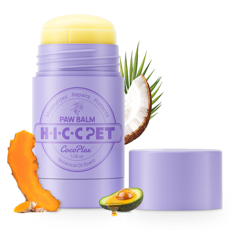 HICC PET Dog Paw Balm for Dogs & Cats, All-Natural Paw Balm Dogs Lick Safe, Moisturizing Dry Cracked Paws, Improves Rough Paws and Odor, Horse Hoof, Joint Care, 30g