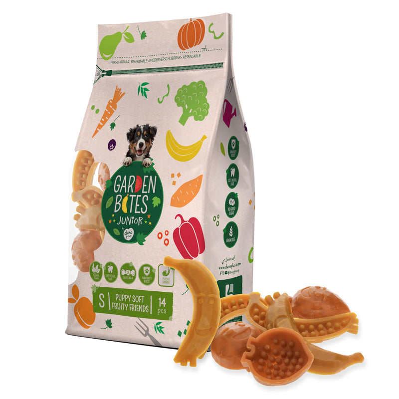Duvoplus Garden Bites Puppy Soft Fruity Friends Small 14 Pack