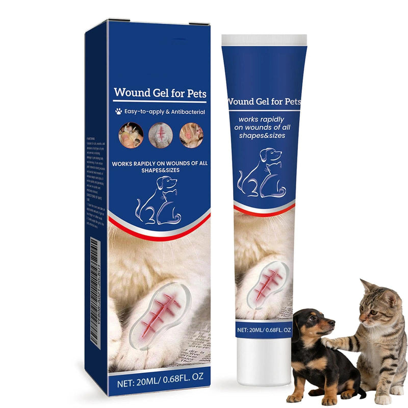 Pet Wound Care & Liquid Bandage Gel for Dogs & Cats | Waterproof Protective Cream for Leg & Paw Injuries | Soothing Skin Treatment