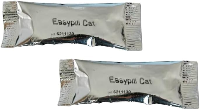EasyPill Cat Putty Bundle - 2 x 10g Packs - Tasty Treat to Disguise Medication for Cats & Kittens
