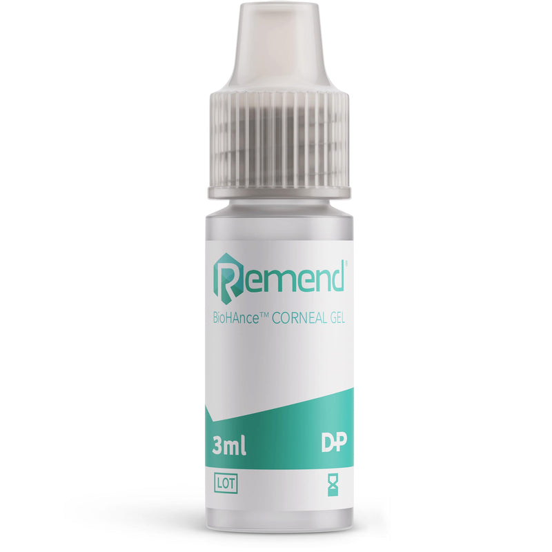 Remend Corneal Gel for Dogs and Cats (by Domes Pharma) - Pet Eye Drops for Dry Eyes, Eye Infection, Allergies & Cornea Recovery, Gentle Eye Care Treatment - 3 ml