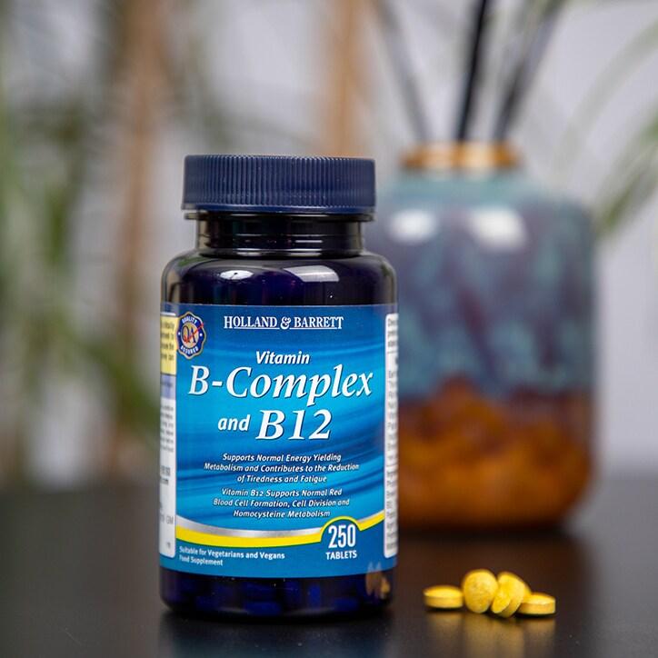 Holland & Barrett B Complex & B12 250 Tablets - BeesActive Australia