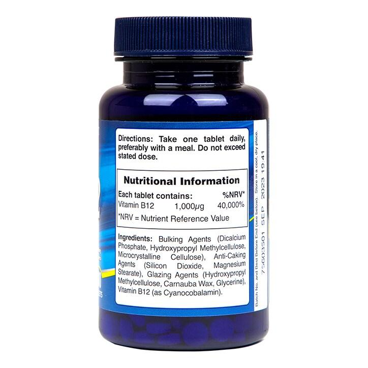 Holland & Barrett Timed Release Vitamin B12 100 Tablets 1000ug - BeesActive Australia