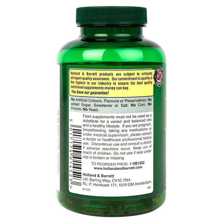 Holland & Barrett Flaxseed Linseed Oil 120 Capsules 1000mg - BeesActive Australia