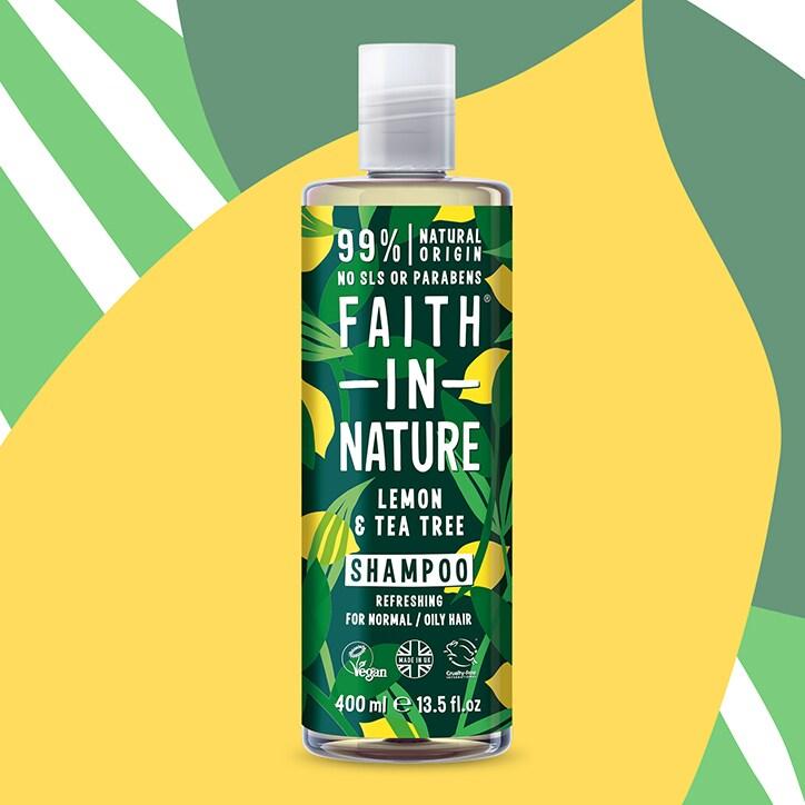Faith In Nature Lemon & Tea Tree Shampoo 400ml - BeesActive Australia