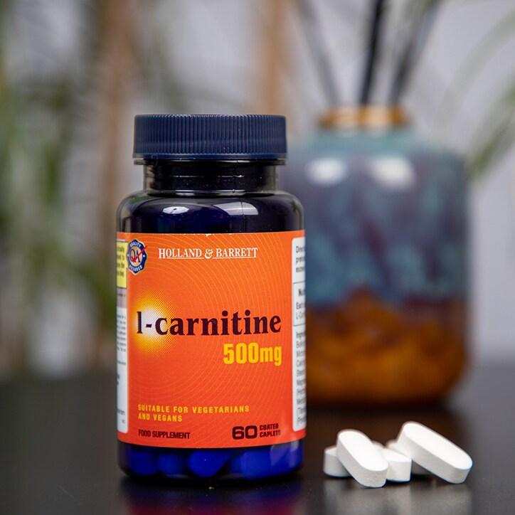 Holland & Barrett l-carnitine 60 Caplets 500mg - BeesActive Australia
