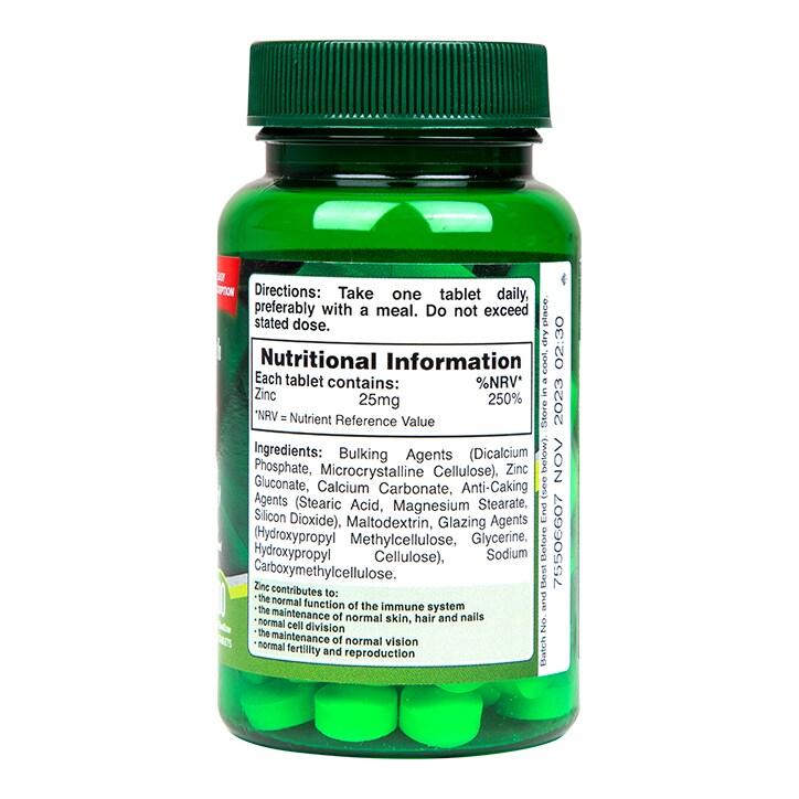 Holland & Barrett Maximum Strength Zinc 100 Tablets 25mg - BeesActive Australia