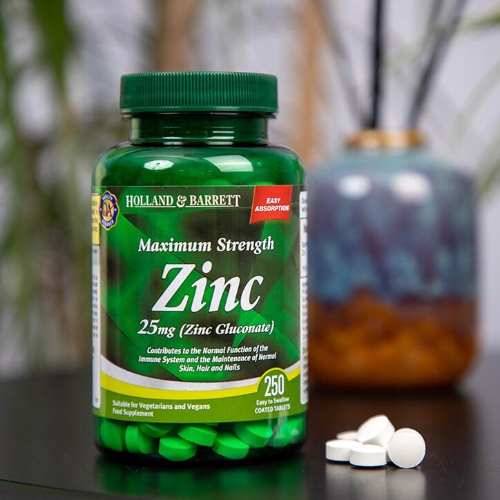 Holland & Barrett Zinc 250 Tablets 25mg - BeesActive Australia