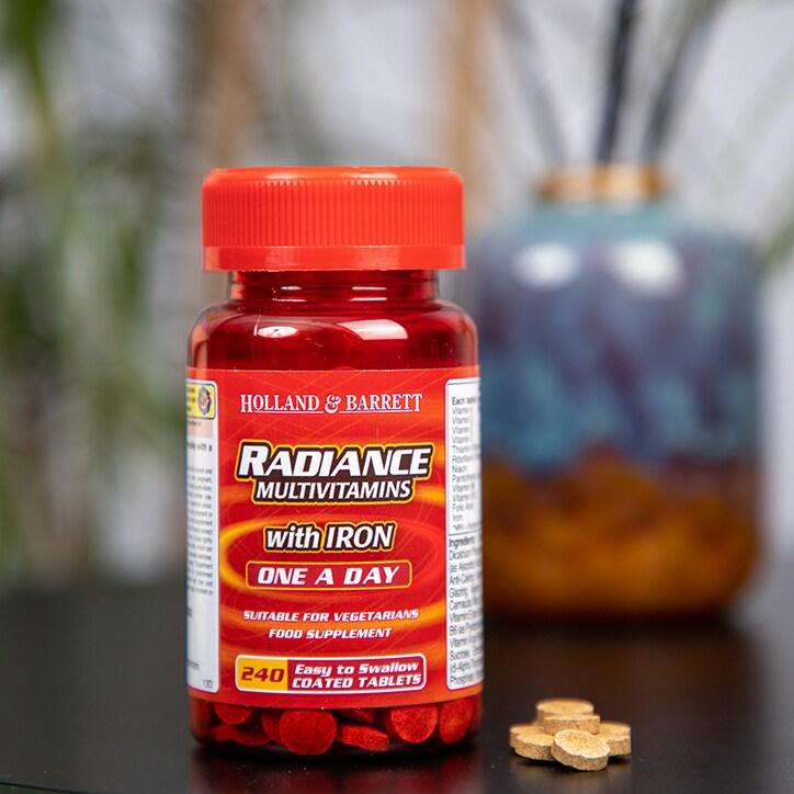 Holland & Barrett Radiance Multi Vitamins & Iron One a Day 240 Tablets - BeesActive Australia