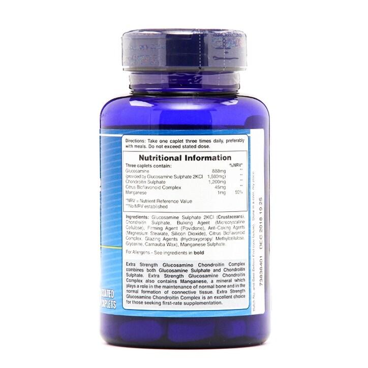 Holland & Barrett Extra Strength Glucosamine Chondroitin Complex 120 Tablets - BeesActive Australia
