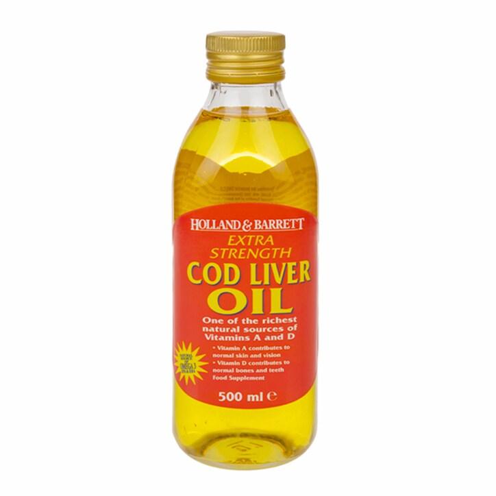 Holland & Barrett Cod Liver Oil Liquid 500ml - BeesActive Australia