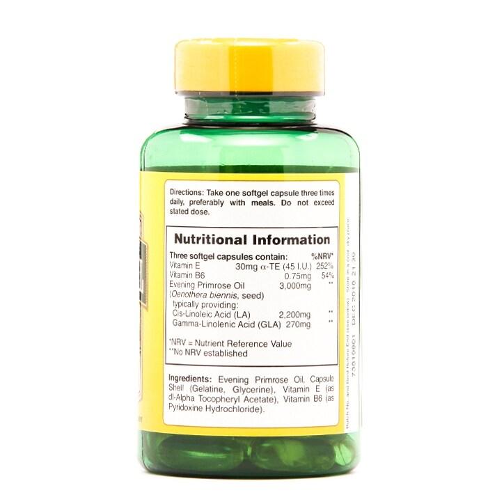 Holland & Barrett Natural Evening Primrose Oil 60 Capsules 1000mg plus Vitamin B6 - BeesActive Australia