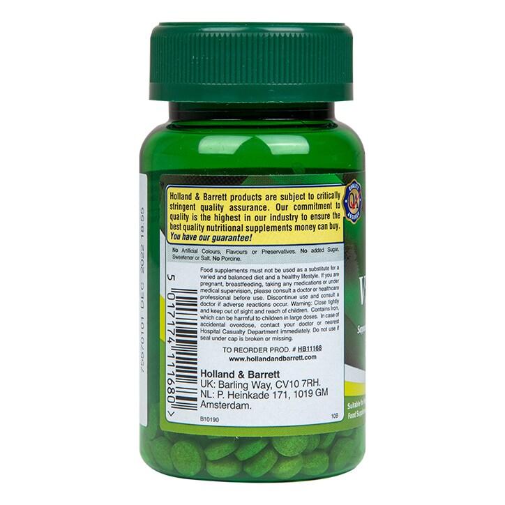 Holland & Barrett Iron & Vitamin C 100 Tablets - BeesActive Australia