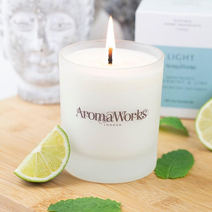 AromaWorks Spearmint & Lime Candle - BeesActive Australia