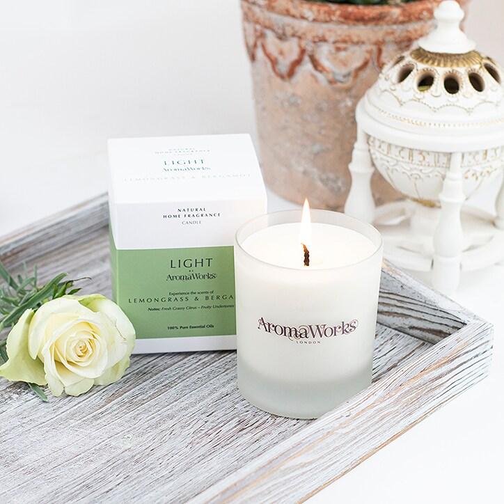 AromaWorks Lemongrass & Bergamot Candle - BeesActive Australia