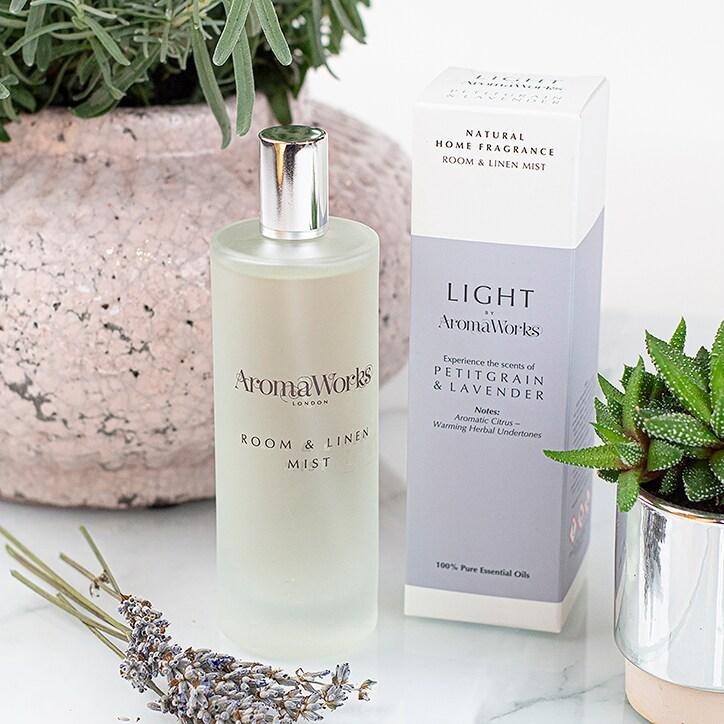 AromaWorks Lavender & Petitgrain Room & Linen Mist - BeesActive Australia