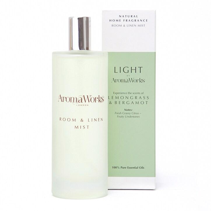 AromaWorks Lemongrass & Bergamot Room & Linen Mist - BeesActive Australia