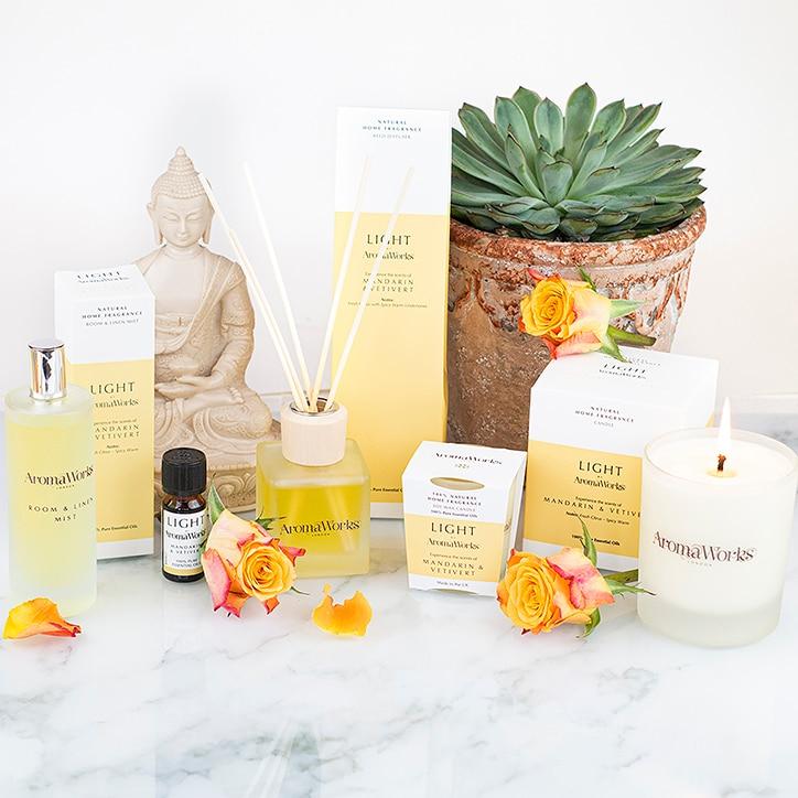 AromaWorks Mandarin & Vetivert Reed Diffuser - BeesActive Australia
