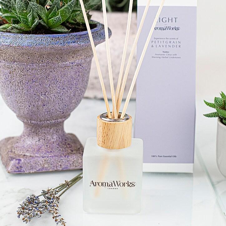AromaWorks Lavender & Petitgrain Reed Diffuser - BeesActive Australia